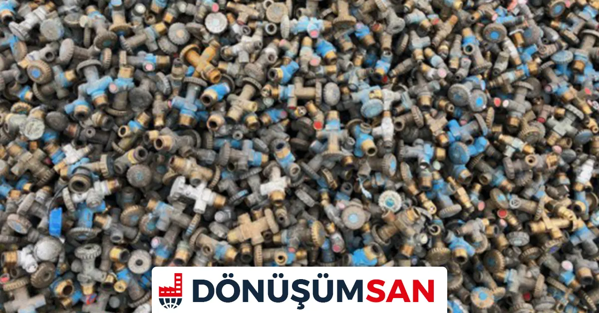 Hurda Sarı Tüp Vanası Hurdası