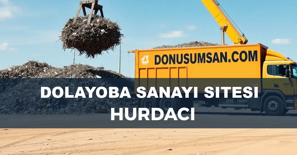 Dolayoba Sanayi Sitesi hurdacı