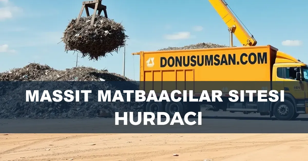 Massit Matbaacılar Sitesi hurdacı